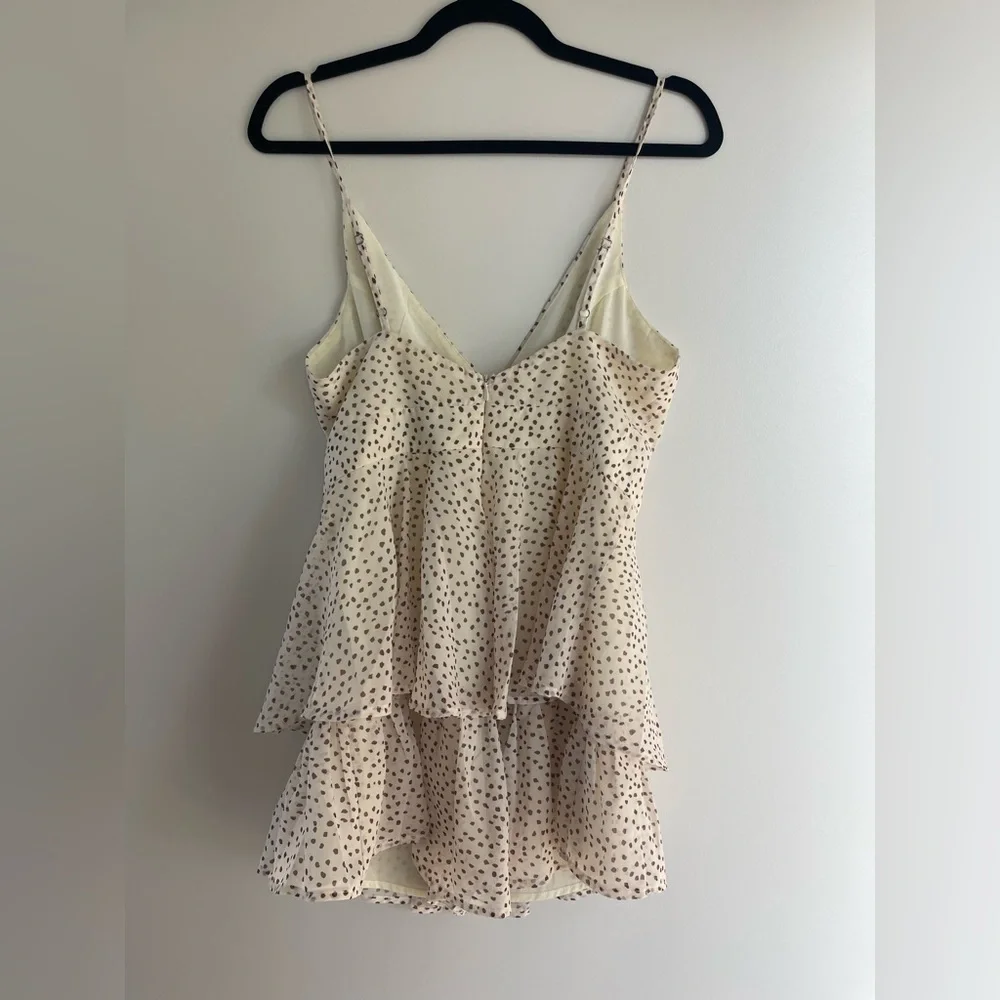 LULUS Tiered Romper - Picture 9 of 10